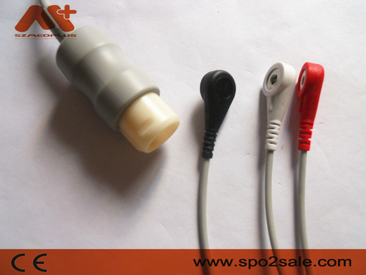 La broche de la ventaja de Philips Compatible 3 Directo-conecta el cable de ECG - M1733A