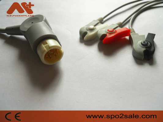 El clip de la ventaja de Philips Compatible 3 Directo-conecta el cable de ECG - M1970A