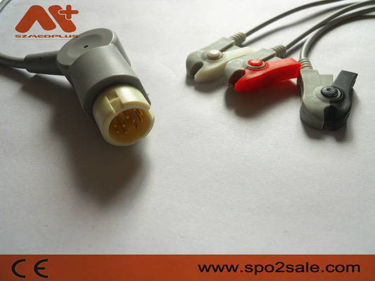 El clip de la ventaja de Philips Compatible 3 Directo-conecta el cable de ECG - M1970A