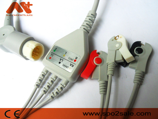 El clip de la ventaja de Philips Compatible 3 Directo-conecta el cable de ECG - M1970A