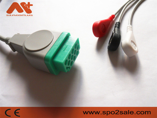La atención sanitaria de GE > la broche de la ventaja de Marquette Compatible 3 Directo-conectan el cable de ECG - 2001292-001