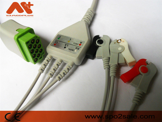 La atención sanitaria de GE > el clip de la ventaja de Marquette Compatible 3 Directo-conectan el cable de ECG - 2021141-001
