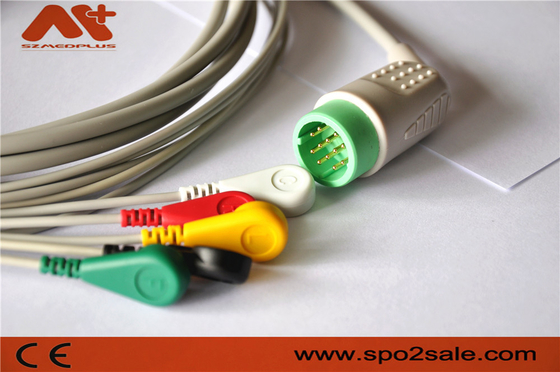 Stryker > MEDTRONI > broche compatible de 5 ventajas del control fisio Directo-conectan el cable de ECG - 11110-000066
