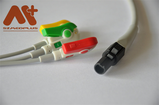 El clip de la ventaja del LT 3 de Welch Allyn Propaq compatible Directo-conecta el cable de ECG