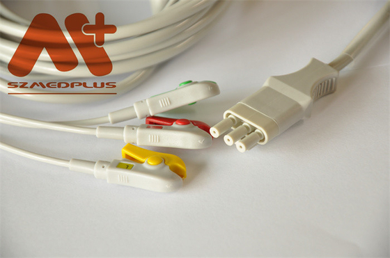 Conectores de cable del IEC Ecg del Pin del alambre de ventaja de Primedic XD30 3 3