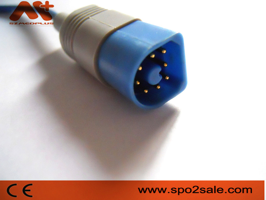 Sensor de Philips M1191BL 8 Pin Soft Tip SpO2 del adulto del CE para el monitor paciente