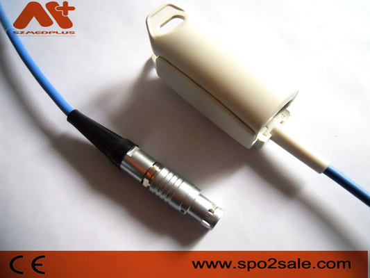 Sensor largo compatible del alambre SpO2 de Invivo - 9383 para 4500, 4500 más, milenios, Omega 1445, Omni-Trak TV, explorador de Sat