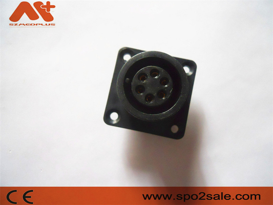 Conectores de dispositivos médicos AAMI Conector de ECG compatible 6 pines