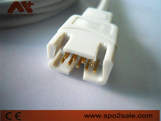 Cable compatible del adaptador SpO2 de szmedplus - LNC-4-Ext