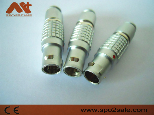 Conectores para cables médicos de latón dorados de metal 1B 2pin 4pin 5pin 6pin