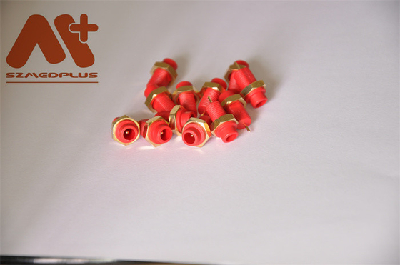 Negro verde rojo del dinar 1.5m m ECG del conector redondo compatible del zócalo Spo2