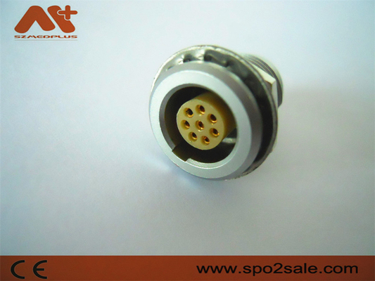 Metal 1B 5 Pin Socket de los conectores EGG.1B.305 del aparato médico Spo2
