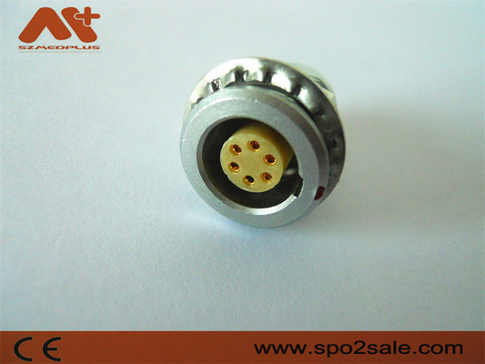 Metal 1B 5 Pin Socket de los conectores EGG.1B.305 del aparato médico Spo2