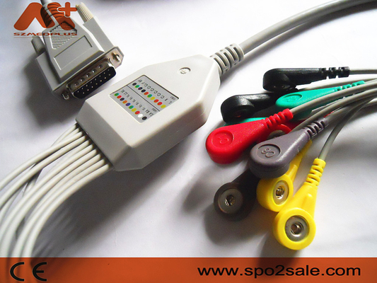 Cable ECG101 101G 300G 9803G 3010 del ECG de Biocare 3030 6010 1210 1216