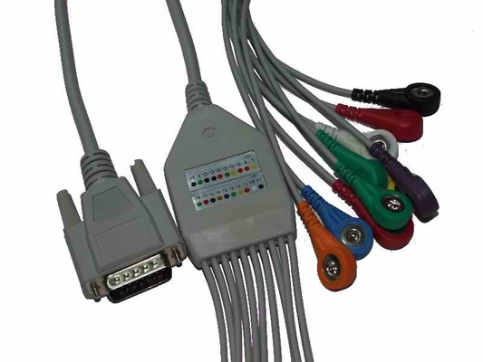 Cardiomaq 10 Cable de ECG de plomo para la máquina de ECG de 100H 300H 600H 1200H