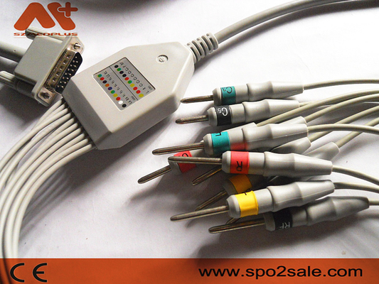 Dr. Lee 10 Cable de ECG de plomo para la máquina de ECG-120A, 310A, 310B