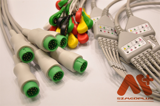5 Cable de ECG de plomo para el paciente BT760 Monitor compatible