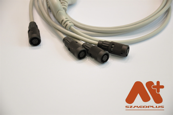 Cable de ECG Holter de plomo compatible con Valenta Mn-08 7