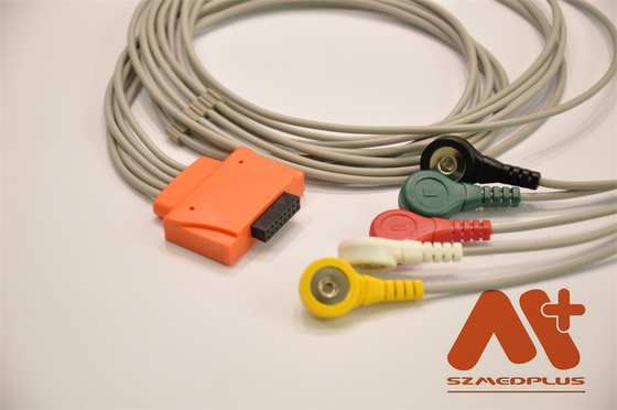 Cardioline Walk 400H 5 Cable de conducción de plomo