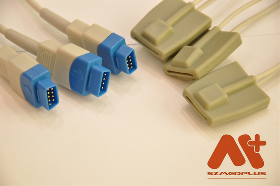 TS-SP-D SPO2 Sensor de caucho pediátrico de 1 metro para monitor de pacientes de trusignales