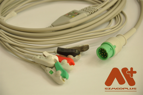 Comen C21 C30 C50 C70 C90 C100 Compatible Un cable de ECG de 5 piezas de plomo