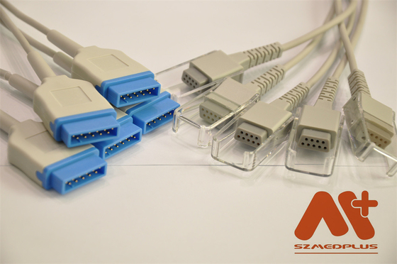 la extensión de los 2.4M Spo 2 telegrafía el cable de 2027263-002 GE Spo2 para szmedplus