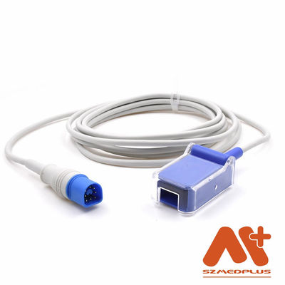 Cable Philips M1943NL TPU médico del adaptador de Oximax 8 Pin To DB9 SpO2